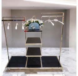 Стійка вішалка для одягу розбірна Хромована - 4214